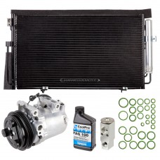AC Compressor w/ A/C Condenser & Repair Kit For Subaru Impreza 2004 - 2007 73111FE020 73111FE021 73111-FE021 73111FE040 73111-FE040 73531FE000 32008097