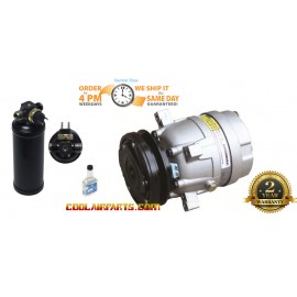 NEW AC Compressor w/Drier KIT MAHINDRA 2555 TRACTOR 16608303201 T4520-50051 T4520-50052