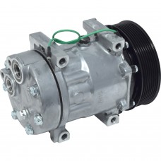 A/C Compressor w/Clutch for Volvo Equipment Sanden 4026 - NEW 11104251 14505511 8191892