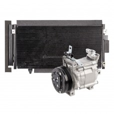 Brand New AC Compressor + A/C Condenser and Drier fits Subaru Impreza & WRX 73111-FG001
