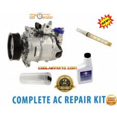Volkswagen 02-04 Passat 4.0L W8 A/C Repair Kit Compressor & Clutch NEW 3B0820803C