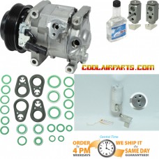 55111103AD AC A/C Compressor Fits: 2011- 2014 Chrysler 200 - Dodge Avenger V6 3.6L Town & Country Routan FULL AC KIT