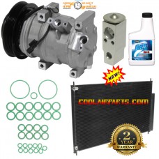 New A/C Compressor Kit w/ Condenser KT 2011A - Pilot  Repair KIT 2 Years Warranty 10840