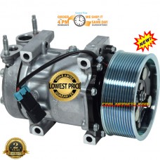 NEW AC Compressor Sanden SD4541 Compressor 4541 International Navistar 3622662C1 SKI4548