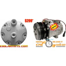 NEW SANDEN 8279 AC Compressor Ford New Holland Case IHTractor 87519620 T4020 T4020V 87519620 C1106-7036T 1706-7029